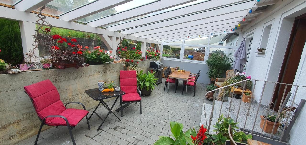 Ferienwohnung Auszeit Zwiefalten Buitenkant foto