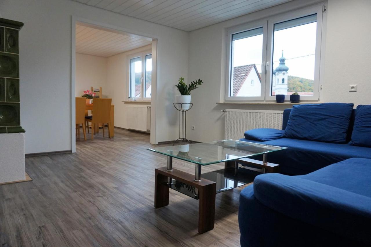 Ferienwohnung Auszeit Zwiefalten Buitenkant foto