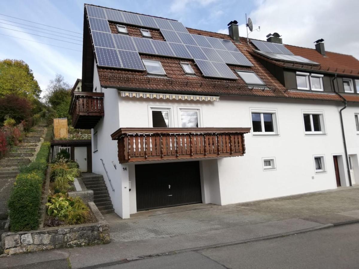 Ferienwohnung Auszeit Zwiefalten Buitenkant foto