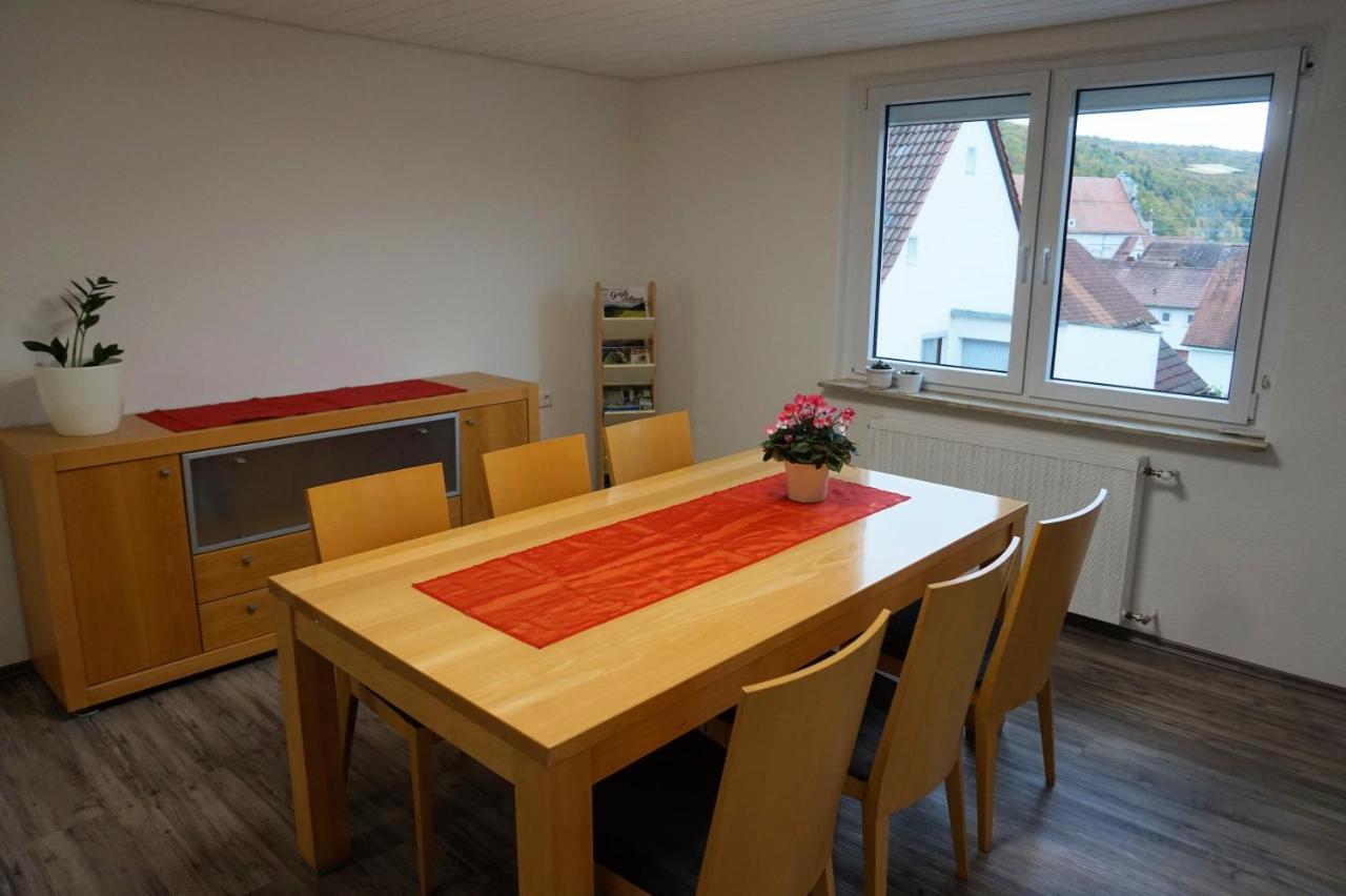 Ferienwohnung Auszeit Zwiefalten Buitenkant foto