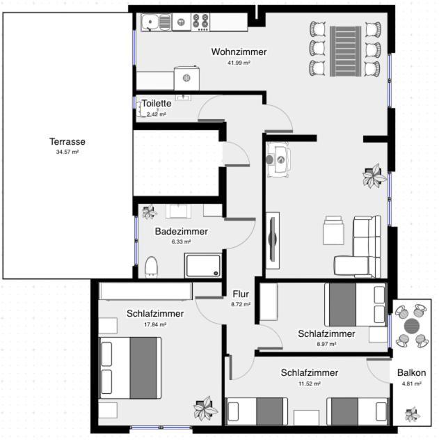 Ferienwohnung Auszeit Zwiefalten Buitenkant foto